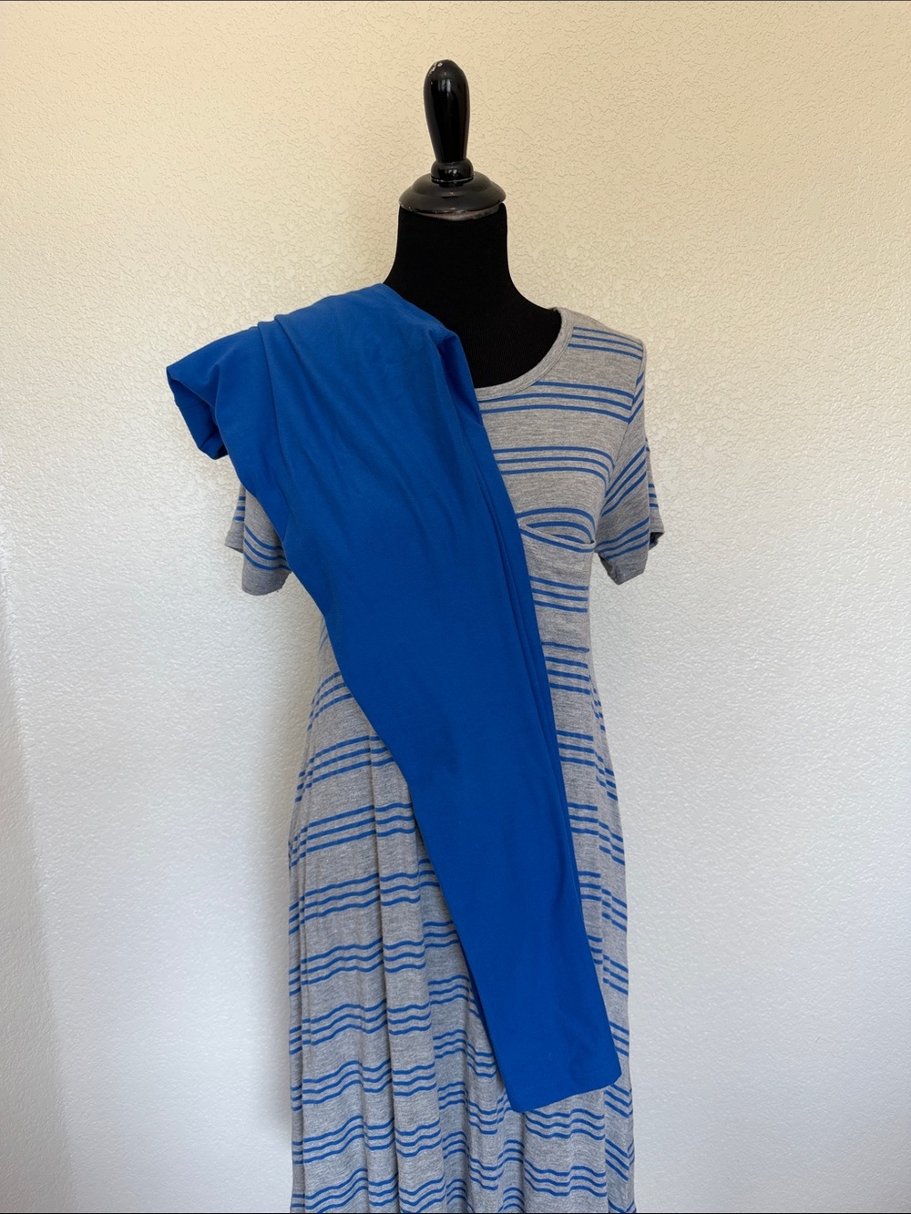 LuLaRoe Striped Midi Dress w/FREE gift